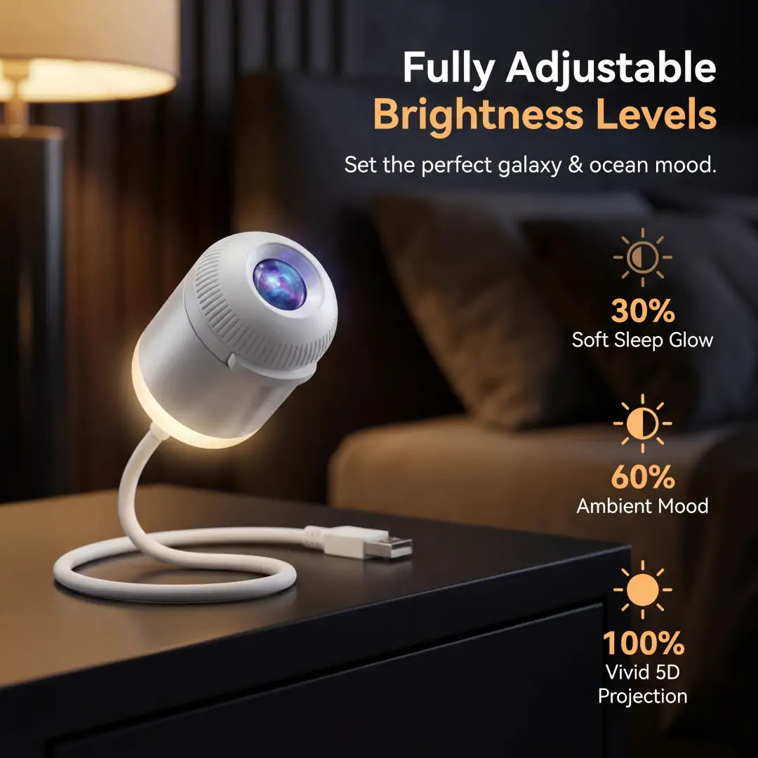 🌌Topacme® 5D Mini Star Projector — Dynamic Galaxy Lighting for Bedrooms, Cars & Relaxing Nights🔥
