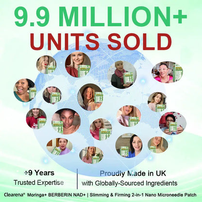 【𝐿𝑎𝑠𝑡 𝐷𝑎𝑦 𝑃𝑟𝑜𝑚𝑜𝑡𝑖𝑜𝑛 80% 𝑂𝐹𝐹】|𝐂𝐥𝐞𝐚𝐫𝐞𝐧𝐚® 𝑴𝒐𝒓𝒊𝒏𝒈𝒂 & 𝑩𝒆𝒓𝒃𝒆𝒓𝒊𝒏𝒆 NAD+| Slimming & Firming 2-in-1 Nano Microneedle Patch|𝘉𝘢𝘤𝘬𝘦𝘥 𝘣𝘺 𝘴𝘤𝘪𝘦𝘯𝘤𝘦 | 10-𝗂𝗇-𝟣 𝖿𝗈𝗋𝗆𝗎𝗅𝖺 | 𝑅𝑒𝑠𝑢𝑙𝑡𝑠 𝑖𝑛 7 𝑑𝑎𝑦𝑠 ✨