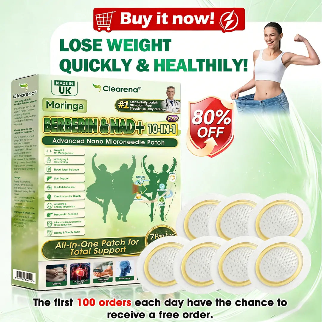 【𝐎𝐟𝐟𝐢𝐜𝐢𝐚𝐥 𝐔𝐊 𝐒𝐭𝐨𝐫𝐞】🧑‍⚕️🩺  𝐂𝐥𝐞𝐚𝐫𝐞𝐧𝐚® 𝐌𝐨𝐫𝐢𝐧𝐠𝐚 · 𝐁𝐞𝐫𝐛𝐞𝐫𝐢𝐧𝐞 × 𝐍𝐀𝐃+ 𝟏𝟎-𝐢𝐧-𝟏 𝐀𝐝𝐯𝐚𝐧𝐜𝐞𝐝 𝐍𝐚𝐧𝐨 𝐌𝐢𝐜𝐫𝐨𝐧𝐞𝐞𝐝𝐥𝐞 𝐏𝐚𝐭𝐜𝐡 · 🌿𝐓𝐨𝐭𝐚𝐥 𝐒𝐮𝐩𝐩𝐨𝐫𝐭, 𝐀𝐥𝐥-𝐢𝐧-𝐎𝐧𝐞 𝐏𝐚𝐭𝐜𝐡 — 💪𝘖𝘯𝘤𝘦 𝘋𝘢𝘪𝘭𝘺, 𝘝𝘪𝘴𝘪𝘣𝘭𝘦 𝘙𝘦𝘴𝘶𝘭𝘵𝘴 𝘪𝘯 7 𝘋𝘢𝘺𝘴